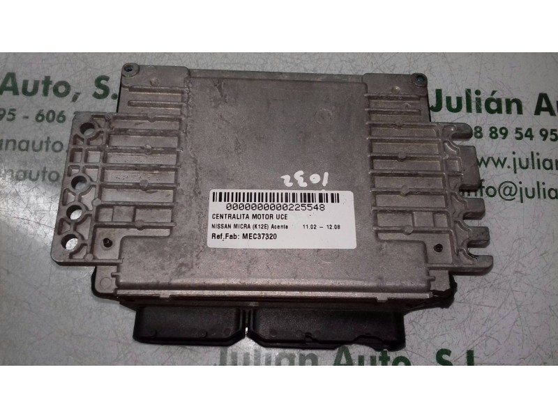 Recambio de centralita motor uce para nissan micra (k12e) acenta referencia OEM IAM MEC37320 MEC37320G27531 HITACHI