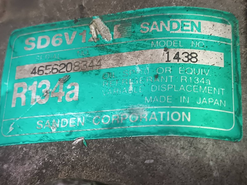 Recambio de compresor aire acondicionado para peugeot 307 cc (s1) 2.0 referencia OEM IAM  SD6V12 SANDEN