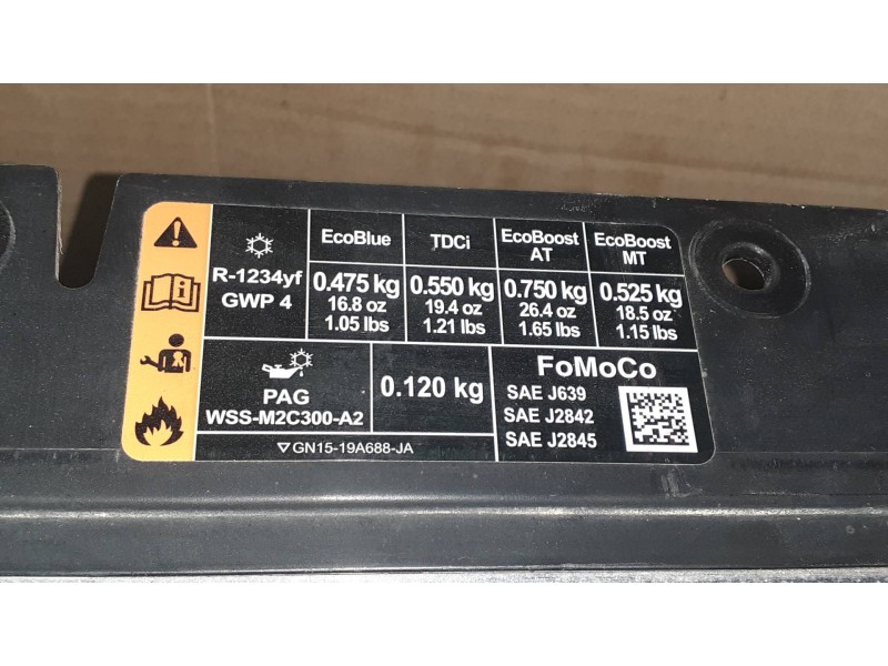 Recambio de rejilla delantera para ford ecosport (cr6) titanium referencia OEM IAM GN1517B968  