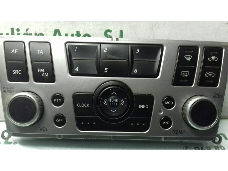 Recambio de mando climatizador para nissan almera (n16/e) line up referencia OEM IAM 28395BN801 41245927H 