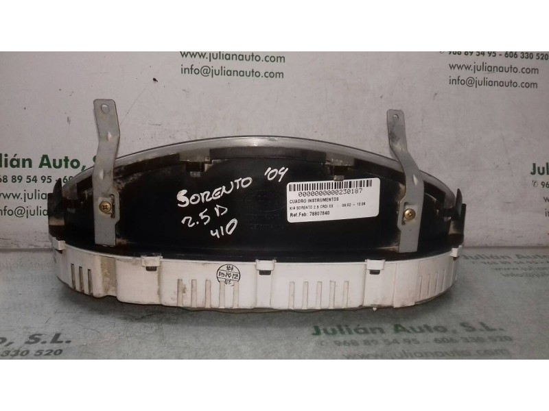 Recambio de cuadro instrumentos para kia sorento 2.5 crdi ex referencia OEM IAM 78807840  