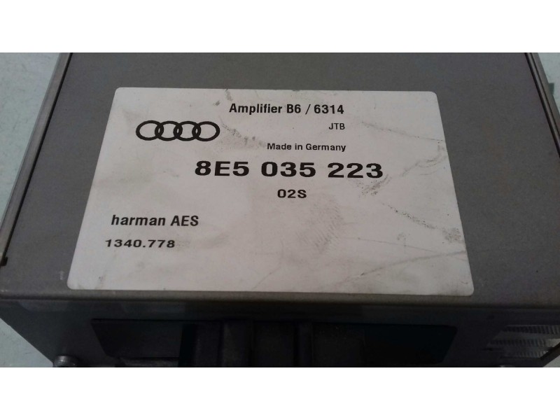 Recambio de modulo electronico para audi a4 berlina (8e) 2.0 tdi 16v (103kw) referencia OEM IAM 8E5035223 1340778 HARMAN AES