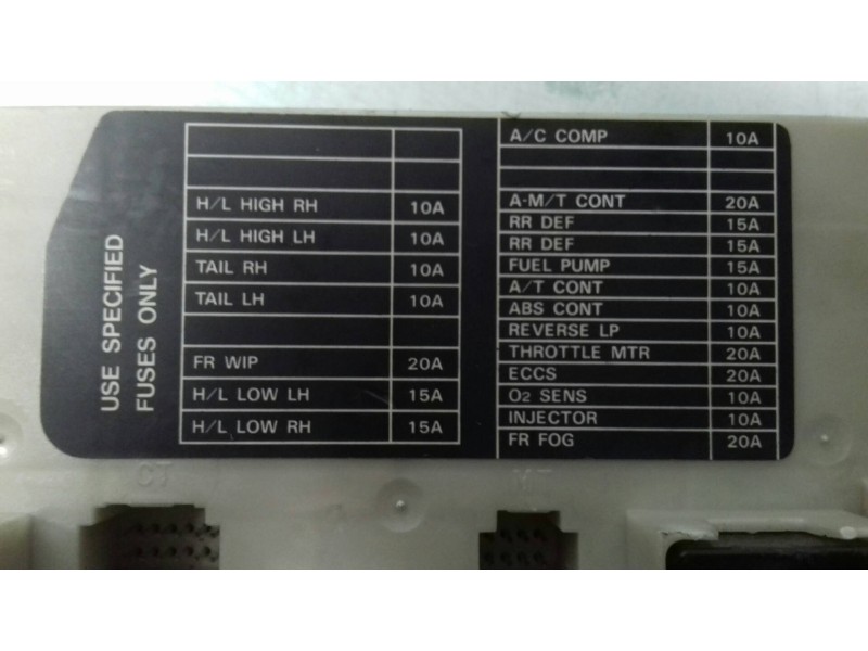 Recambio de caja reles / fusibles para nissan micra (k12e) acenta referencia OEM IAM 423J21 1382 