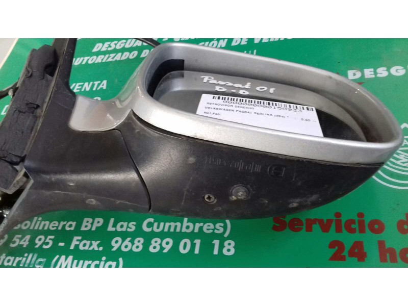 Recambio de retrovisor derecho para volkswagen passat berlina (3b3) referencia OEM IAM   ELECTRICO