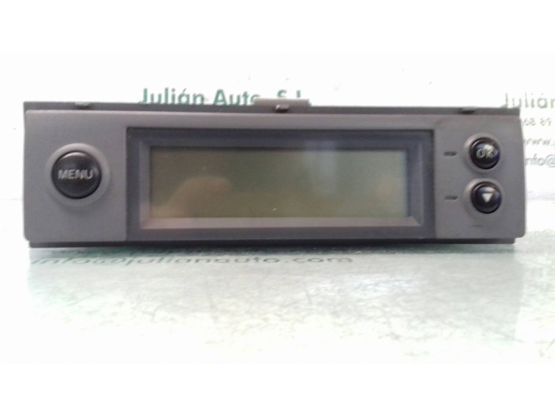 Recambio de pantalla multifuncion para nissan micra (k12e) acenta referencia OEM IAM AX607  