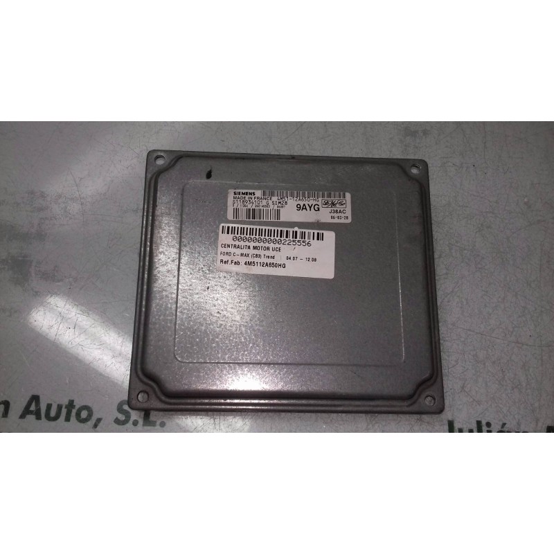 Recambio de centralita motor uce para ford c-max (cb3) trend referencia OEM IAM 4M5112A650HG S118934101G SIEMENS