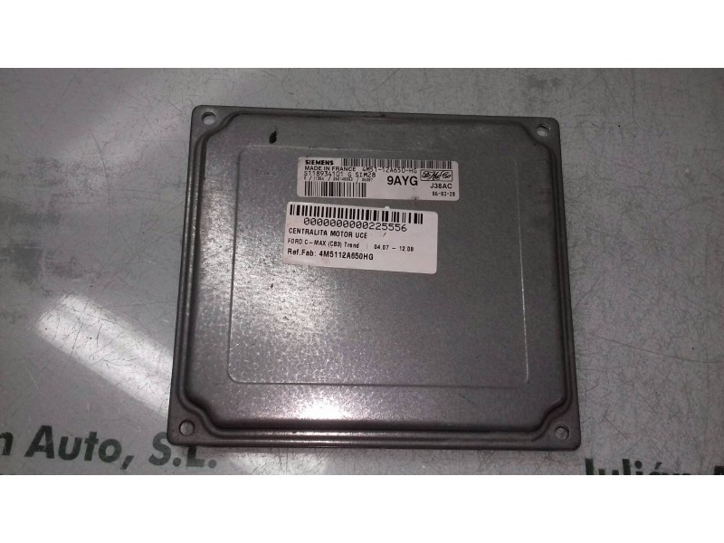 Recambio de centralita motor uce para ford c-max (cb3) trend referencia OEM IAM 4M5112A650HG S118934101G SIEMENS
