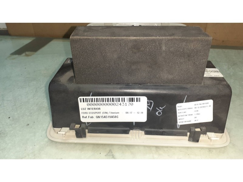 Recambio de luz interior para ford ecosport (cr6) titanium referencia OEM IAM GN15A519A58C  