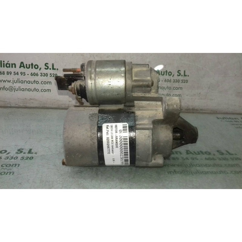 Recambio de motor arranque para dacia logan mcv ambiance referencia OEM IAM 8200266777C TS10E3 VALEO