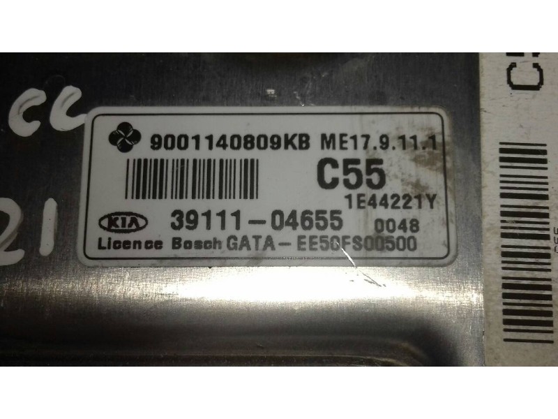 Recambio de centralita motor uce para kia picanto concept referencia OEM IAM 9001140809KB 940331Y089 KIT - BOSCH