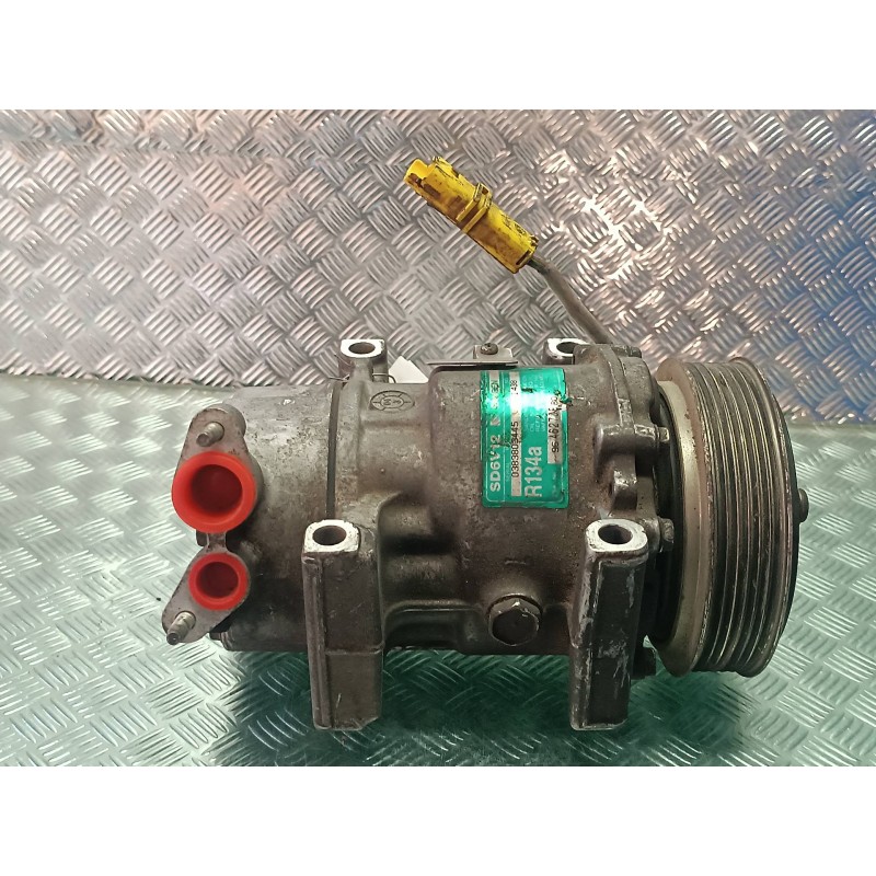 Recambio de compresor aire acondicionado para peugeot 206 berlina x-line refri referencia OEM IAM 9646270880 SD6V12 SANDEN