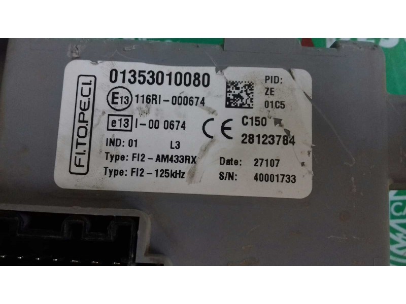 Recambio de centralita motor uce para peugeot bipper básico referencia OEM IAM 9665431480 0281014444 KIT - BOSCH