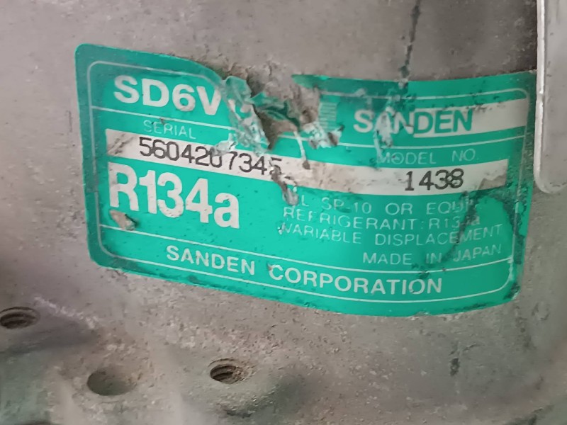 Recambio de compresor aire acondicionado para peugeot 307 cc (s1) 2.0 referencia OEM IAM SD6V12 SD6V12 SANDEN