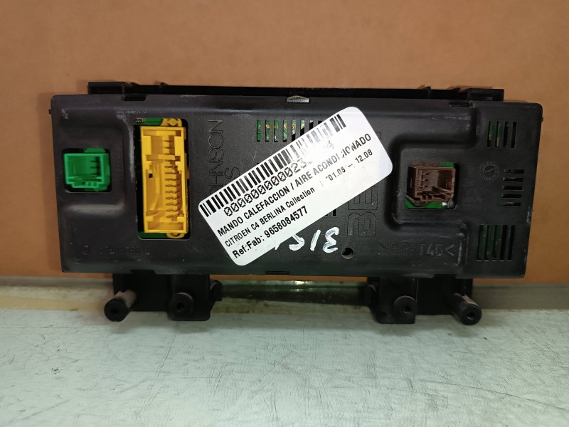 Recambio de mando calefaccion / aire acondicionado para citroen c4 berlina collection referencia OEM IAM 9658084577 281160311 BE