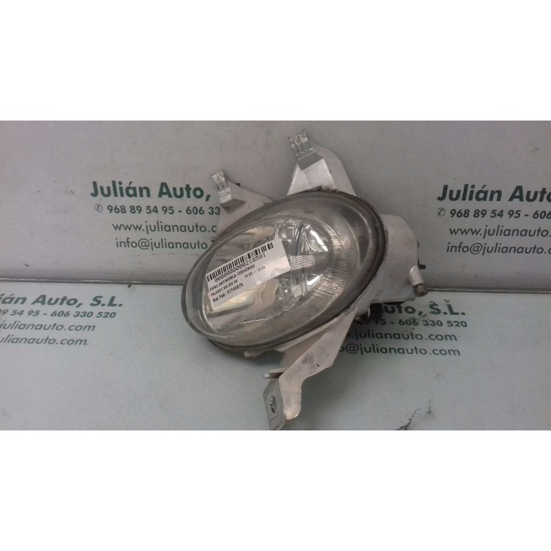 Recambio de faro antiniebla izquierdo para peugeot 206 sw xs referencia OEM IAM 67742975 6204T2 VALEO