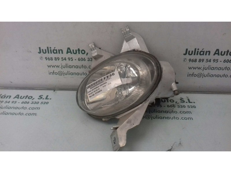 Recambio de faro antiniebla izquierdo para peugeot 206 sw xs referencia OEM IAM 67742975 6204T2 VALEO