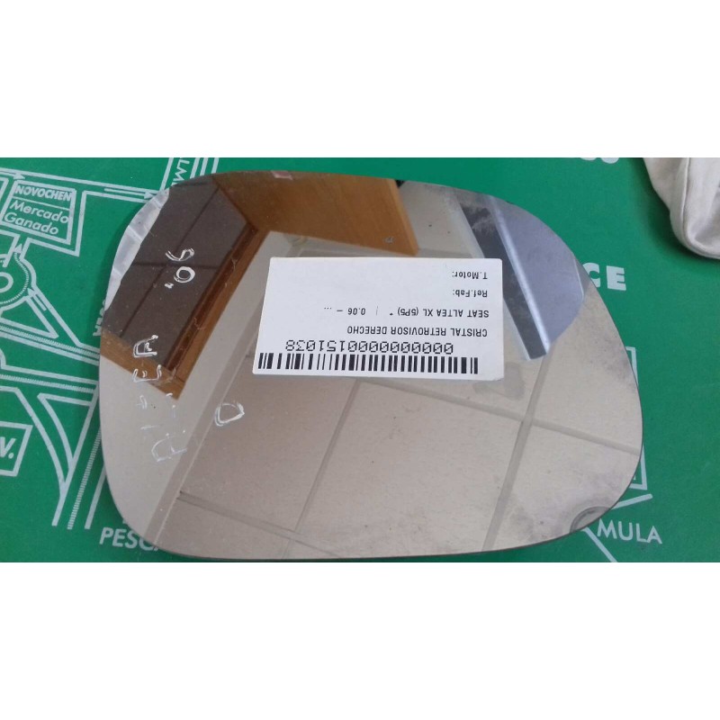 Recambio de cristal retrovisor derecho para seat altea xl (5p5) referencia OEM IAM   