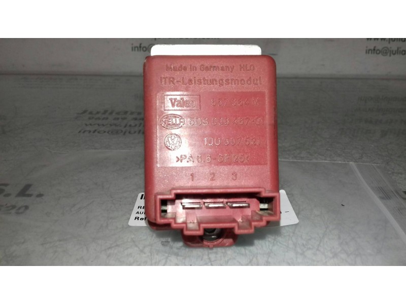 Recambio de resistencia calefaccion para audi tt (8n3/8n9) 1.8 t coupe (132kw) referencia OEM IAM 1J0907521 657364M 5DS00646701