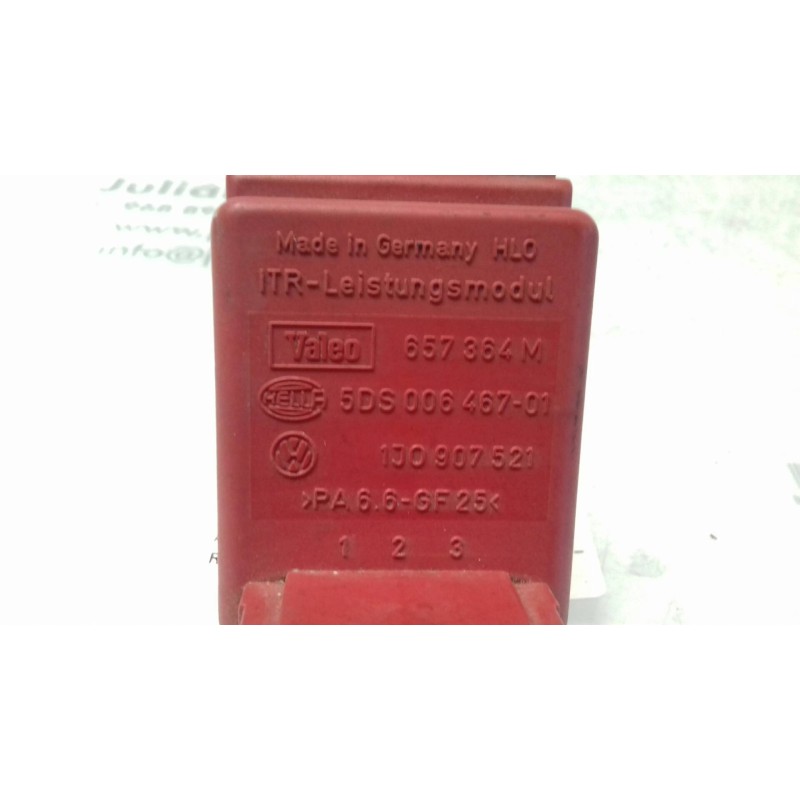 Recambio de resistencia calefaccion para audi tt (8n3/8n9) 1.8 t coupe (132kw) referencia OEM IAM 1J0907521 657364M 5DS00646701