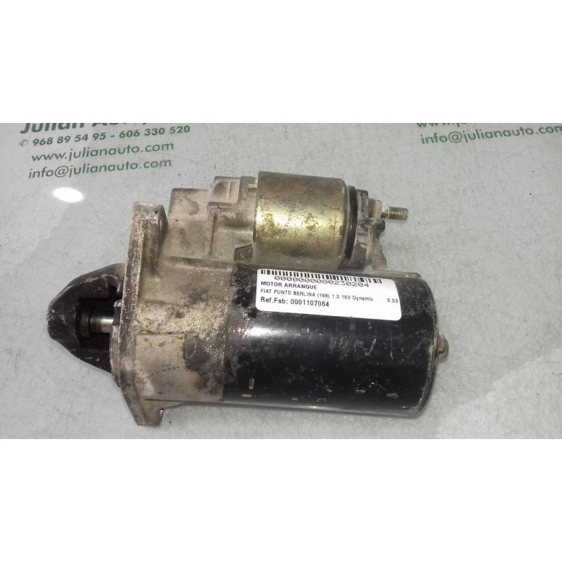 Recambio de motor arranque para fiat punto berlina (188) 1.2 16v dynamic referencia OEM IAM 0001107064  BOSCH