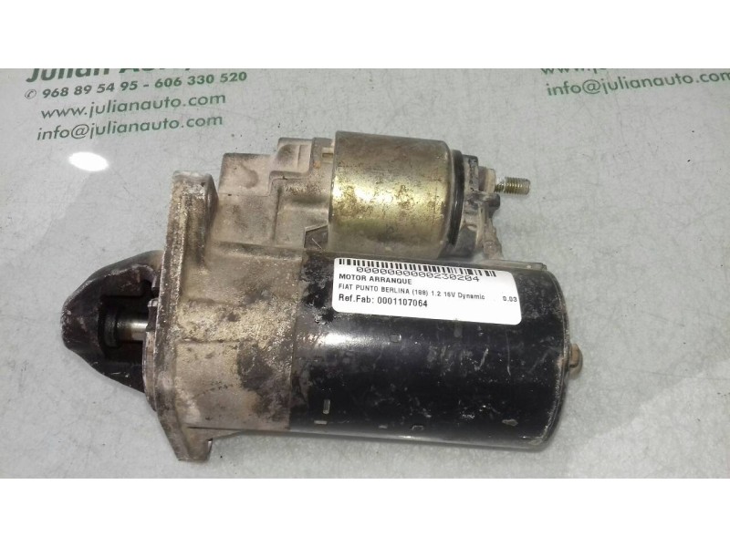Recambio de motor arranque para fiat punto berlina (188) 1.2 16v dynamic referencia OEM IAM 0001107064  BOSCH Recambio de motor arranque para fiat punto berlina (188) 1.2 16v dynamic referencia OEM IAM 0001107064  BOSCH