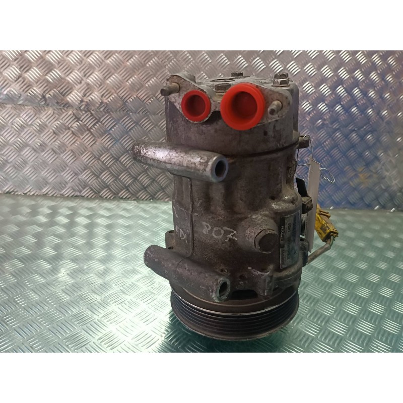 Recambio de compresor aire acondicionado para citroen c3 1.4 hdi exclusive referencia OEM IAM 9655191680 SD6V12 SANDEN