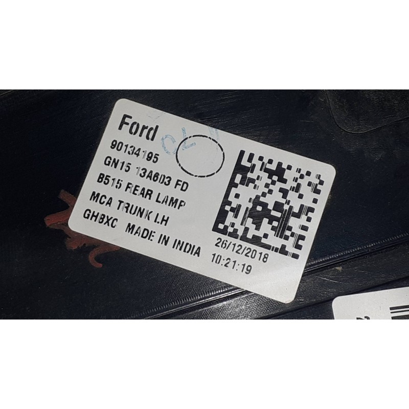 Recambio de piloto trasero izquierdo interior para ford ecosport (cr6) titanium referencia OEM IAM GN1513A603FD 90134195 VALEO