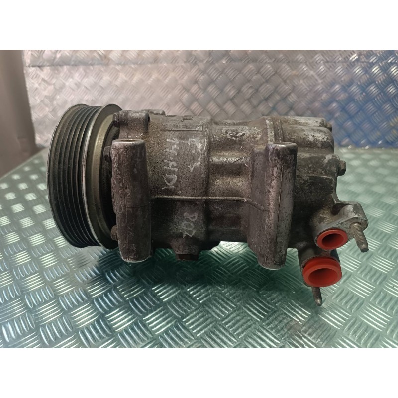 Recambio de compresor aire acondicionado para citroen c3 1.4 hdi exclusive referencia OEM IAM 9655191680 SD6V12 SANDEN