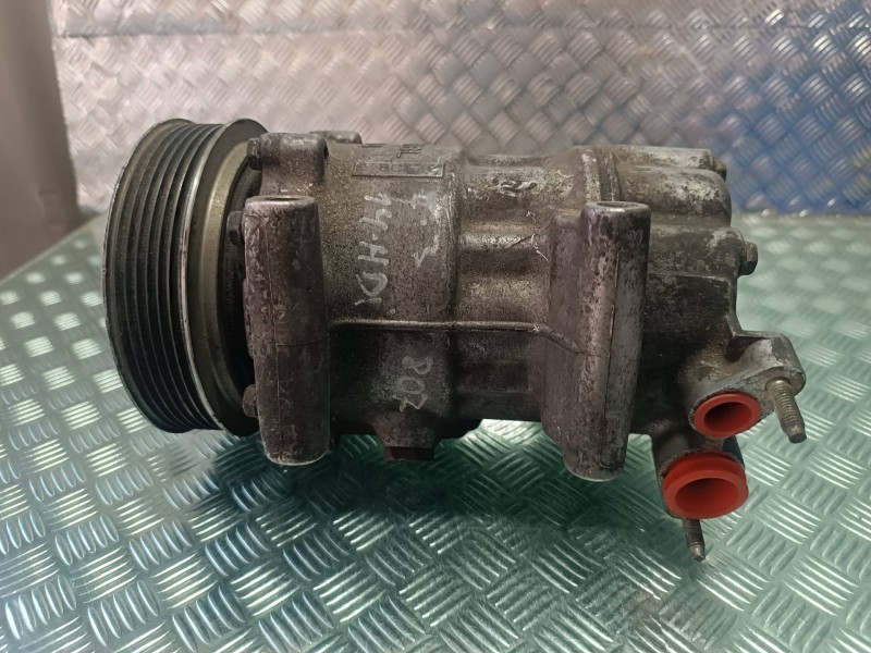 Recambio de compresor aire acondicionado para citroen c3 1.4 hdi exclusive referencia OEM IAM 9655191680 SD6V12 SANDEN