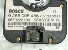 Recambio de sensor airbag para citroen c4 berlina collection referencia OEM IAM 9650236180 0265005486 SENSOR ANGULO GIRO 2