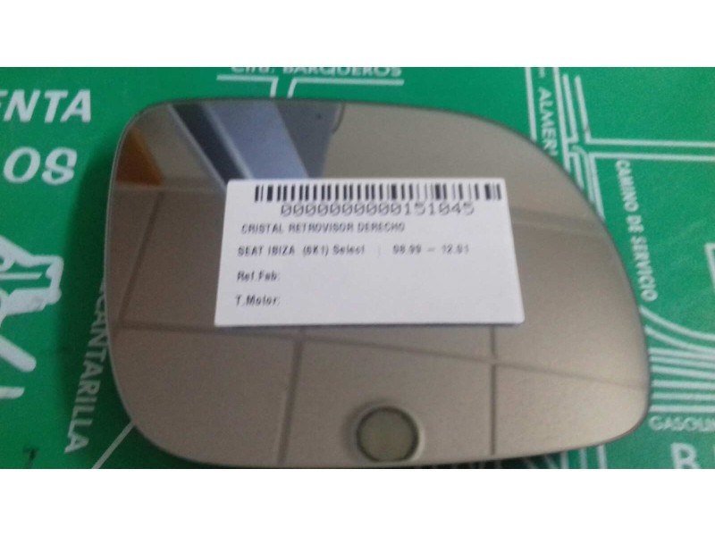 Recambio de cristal retrovisor derecho para seat ibiza (6k1) select referencia OEM IAM   MANUAL