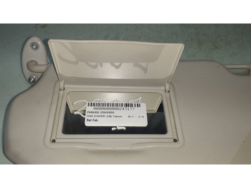 Recambio de parasol izquierdo para ford ecosport (cr6) titanium referencia OEM IAM   