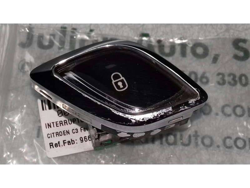 Recambio de interruptor para citroen c3 feel referencia OEM IAM 96656596XU 3385410102 CIERRE CENTRALIZADO