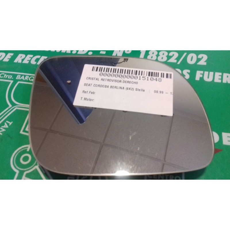 Recambio de cristal retrovisor derecho para seat cordoba berlina (6k2) stella referencia OEM IAM  83256 MANUAL