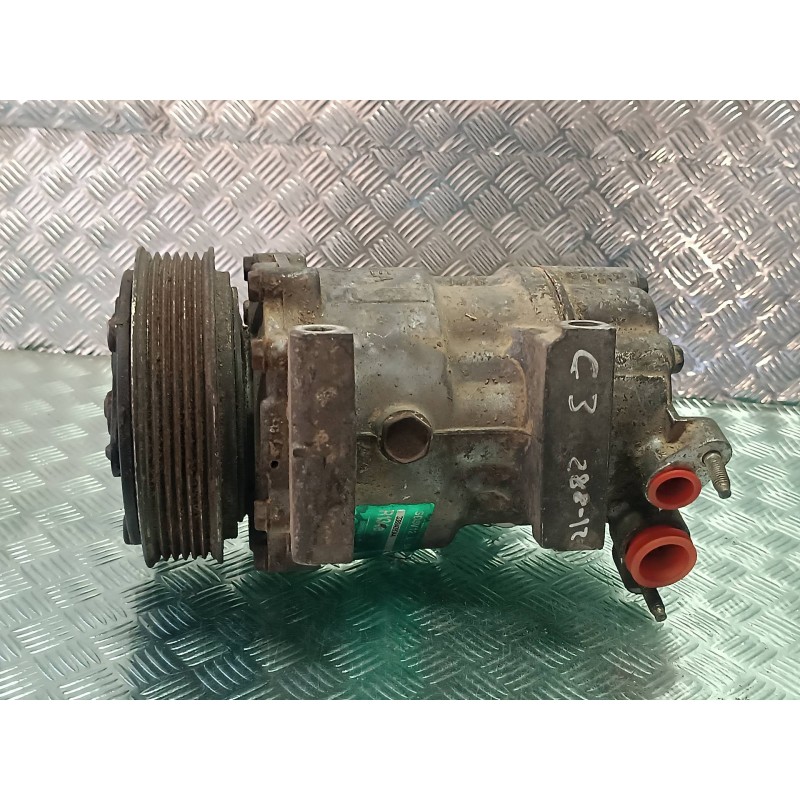 Recambio de compresor aire acondicionado para citroen c3 1.4 hdi satisfaction referencia OEM IAM SD6V12 SD6V12 SANDEN