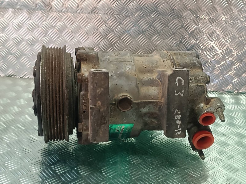Recambio de compresor aire acondicionado para citroen c3 1.4 hdi satisfaction referencia OEM IAM SD6V12 SD6V12 SANDEN