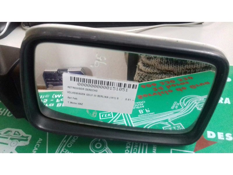 Recambio de retrovisor derecho para volkswagen golf iii berlina (1h1) s referencia OEM IAM   ELECTRICO