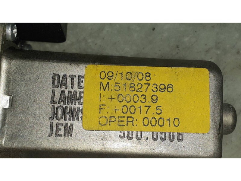 Recambio de elevalunas trasero izquierdo para fiat bravo (198) 1.6 16v dynamic multijet (77kw) referencia OEM IAM 51827396  