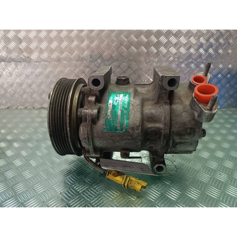 Recambio de compresor aire acondicionado para citroen c3 1.4 hdi exclusive referencia OEM IAM 9646273380 SD6V12 SANDEN