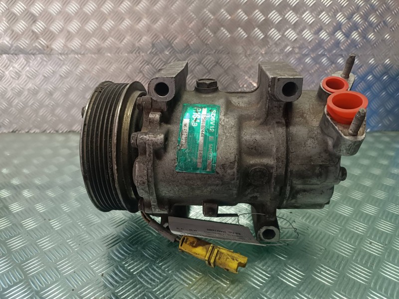 Recambio de compresor aire acondicionado para citroen c3 1.4 hdi exclusive referencia OEM IAM 9646273380 SD6V12 SANDEN