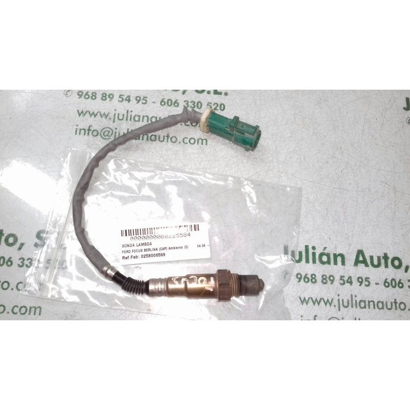 Recambio de sonda lambda para ford focus berlina (cap) ambiente (d) referencia OEM IAM 0258006599 0258006599/600 2 + 2 PINES