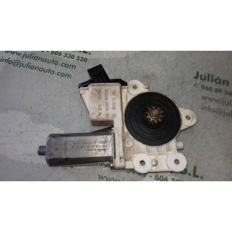Recambio de motor elevalunas delantero derecho para opel vectra c berlina comfort referencia OEM IAM 9178988 0130822012 10604610