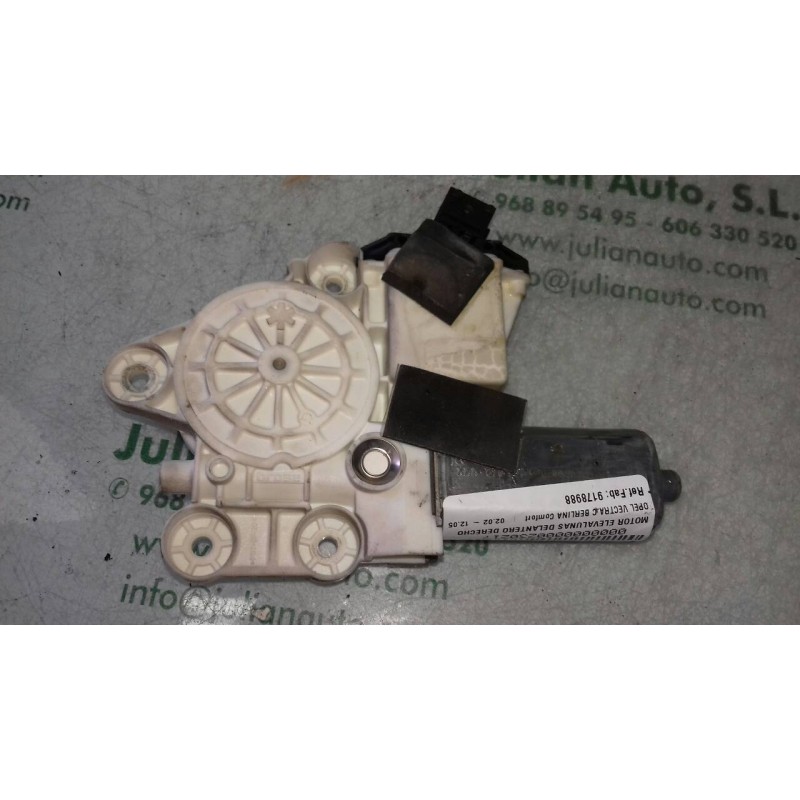 Recambio de motor elevalunas delantero derecho para opel vectra c berlina comfort referencia OEM IAM 9178988 0130822012 10604610 Recambio de motor elevalunas delantero derecho para opel vectra c berlina comfort referencia OEM IAM 9178988 0130822012 10604610