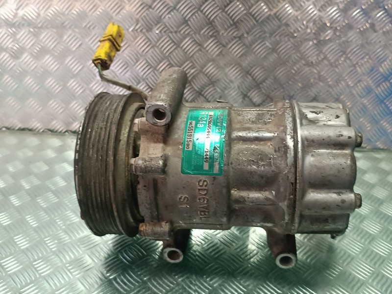 Recambio de compresor aire acondicionado para peugeot 206 berlina xs referencia OEM IAM 9655191580 SD6V12 SANDEN