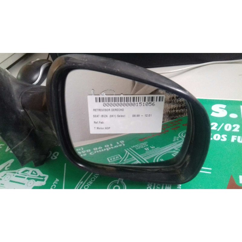 Recambio de retrovisor derecho para seat ibiza (6k1) select referencia OEM IAM   MANUAL