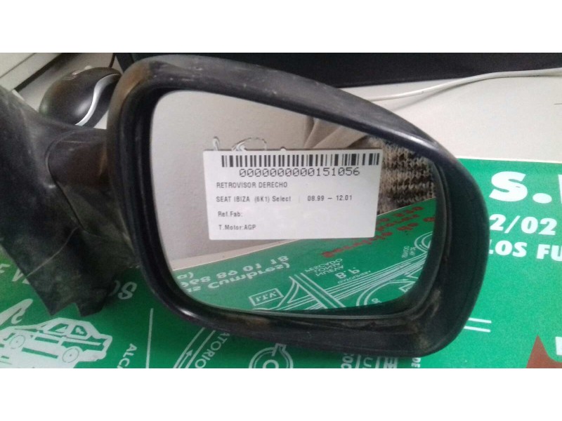 Recambio de retrovisor derecho para seat ibiza (6k1) select referencia OEM IAM   MANUAL