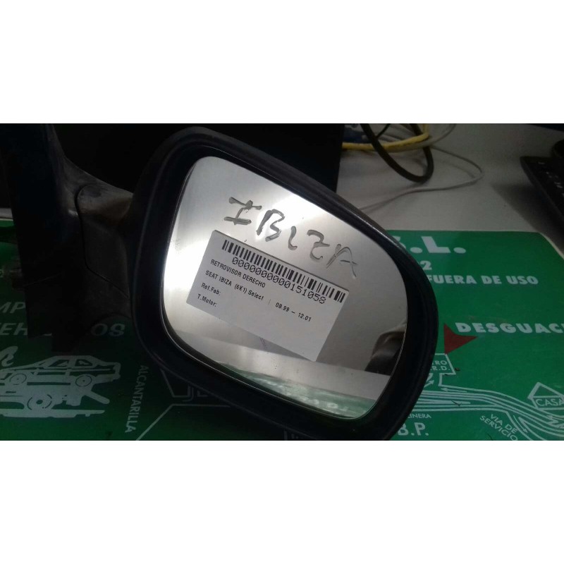 Recambio de retrovisor derecho para seat ibiza (6k1) select referencia OEM IAM   MANUAL