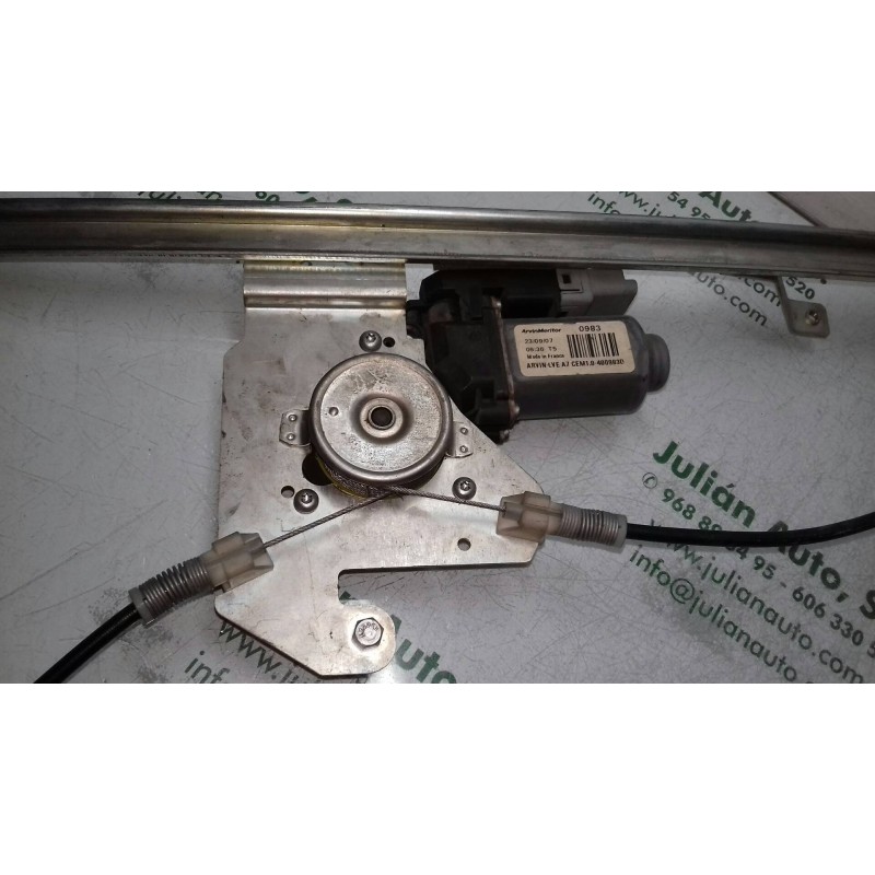 Recambio de elevalunas delantero derecho para citroen jumper caja abierta (06.2006 =>) 2.2 hdi cat referencia OEM IAM 10400983D 