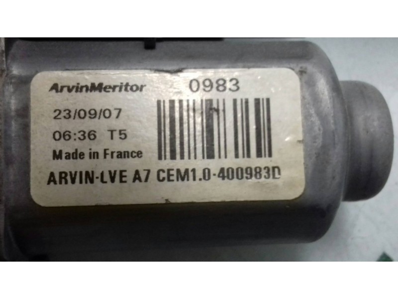 Recambio de elevalunas delantero derecho para citroen jumper caja abierta (06.2006 =>) 2.2 hdi cat referencia OEM IAM 10400983D 