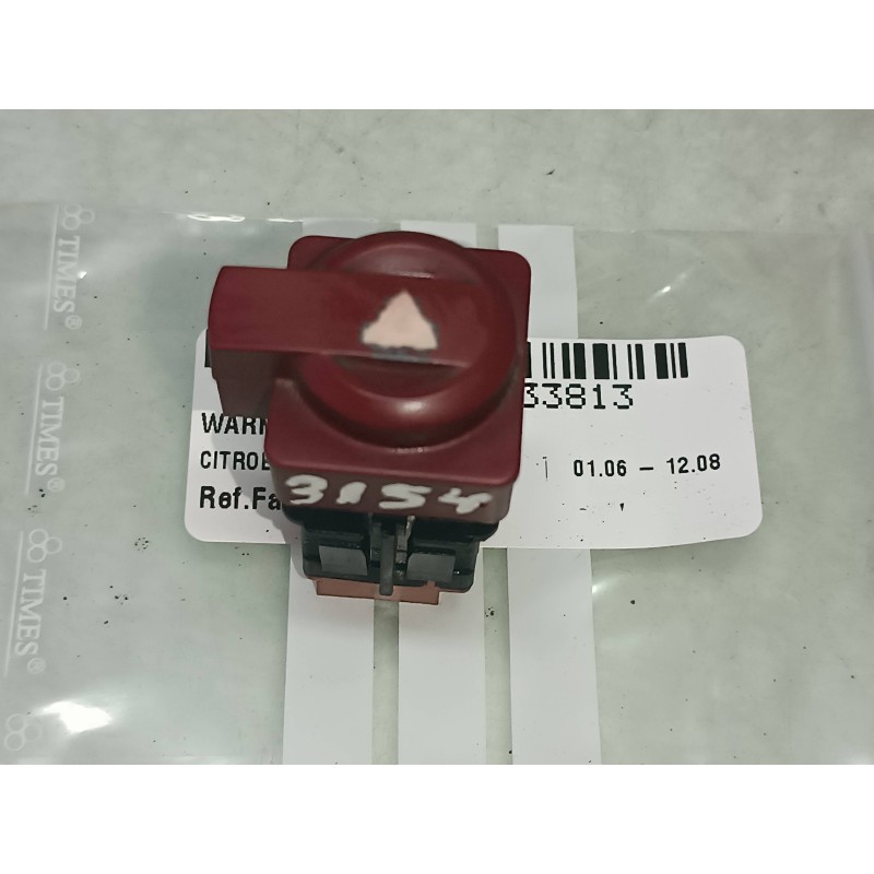 Recambio de warning para citroen c4 berlina collection referencia OEM IAM 96480877K  CONECTOR 4 PINES